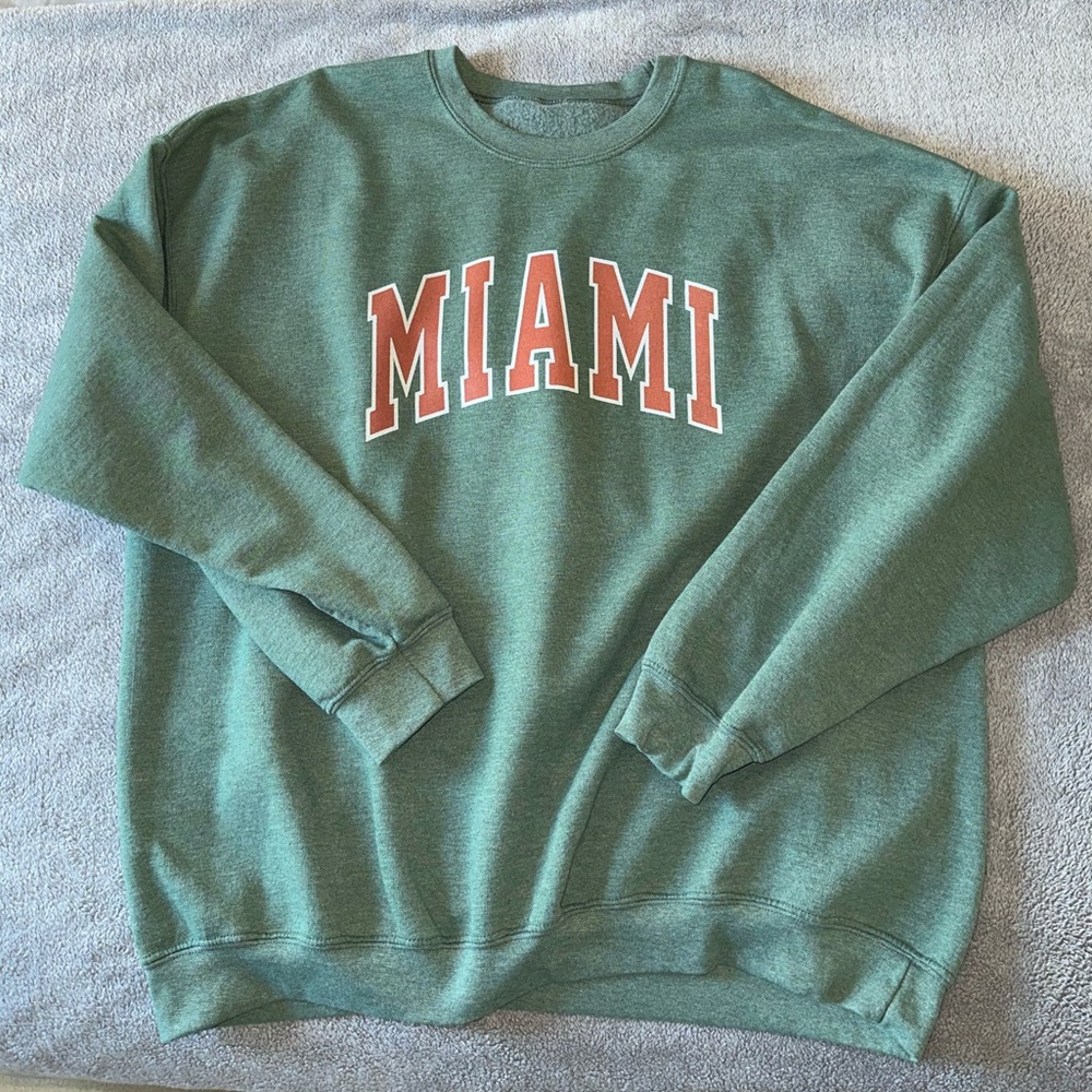 University of Miami Crewneck Sweatshirt 2XL
